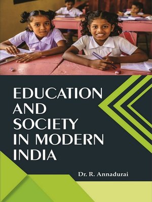 cover image of Education and Society In Modern India